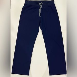 Navy Figs pants. Size medium petite
